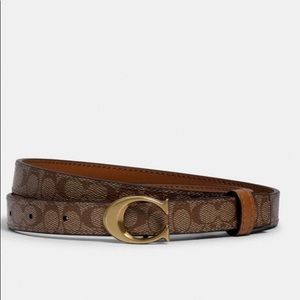 Coach 18mm belt signature design size L 36” - 40”